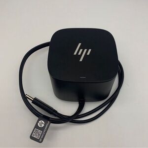 HP G2 Docking Station Thunderbolt 120W 4K HSN-IX01 Type C USB-C NO AC Adapter